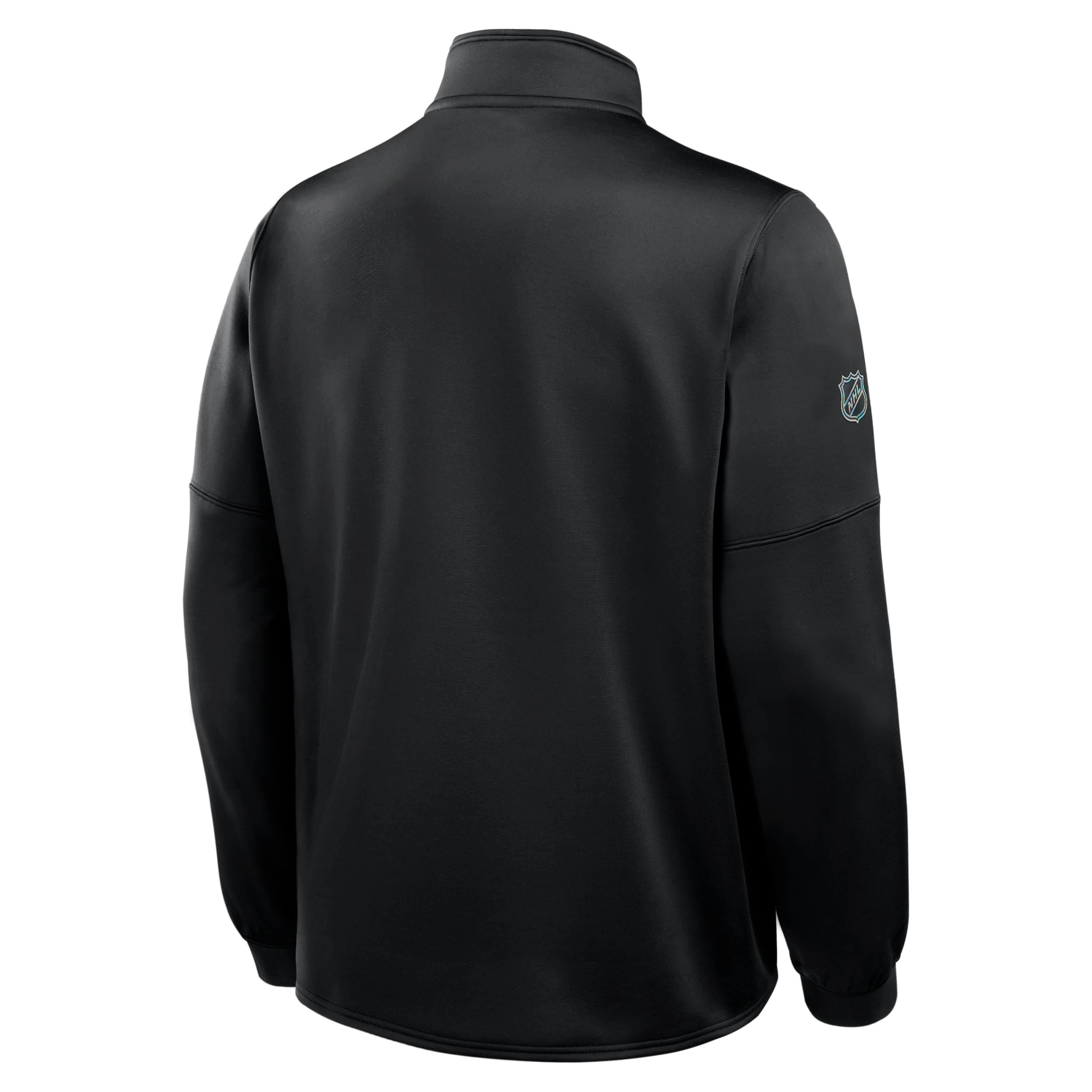 Veste polaire zippée intégrale Fanatics noire Anaheim Ducks Authentic Pro Rink pour homme