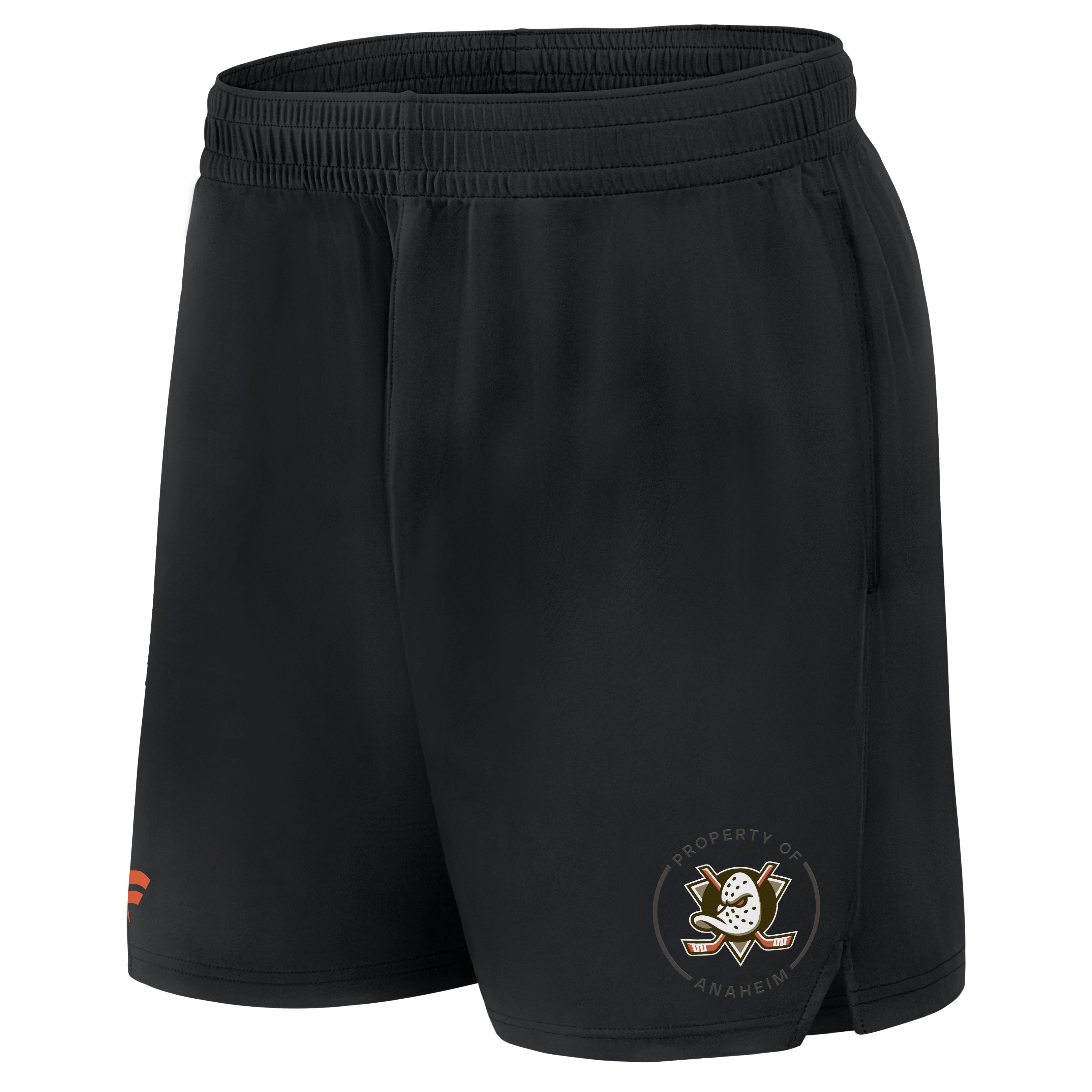 Men's Fanatics Black Anaheim Ducks Authentic Pro Training Shorts