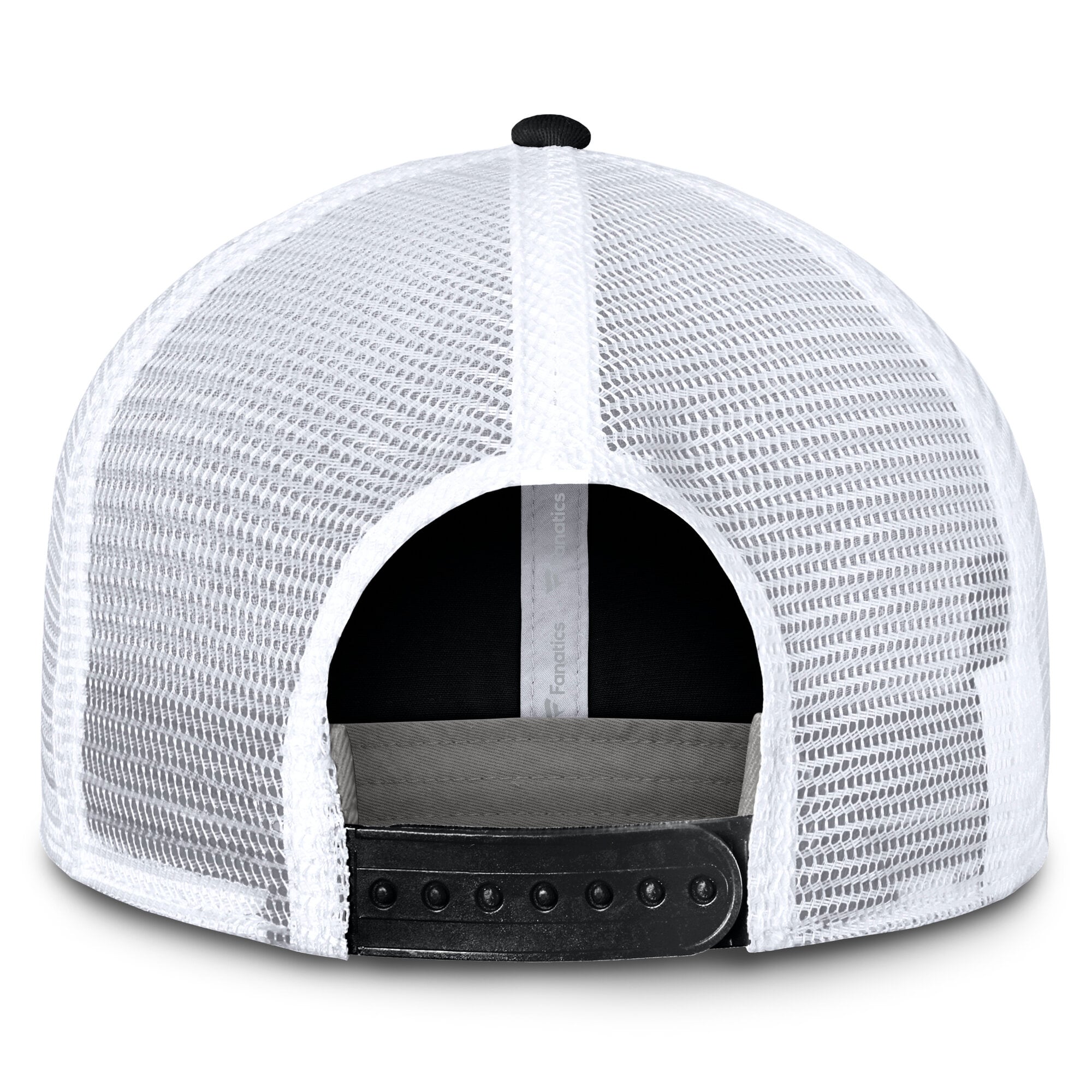 Men's Fanatics Black/White Anaheim Ducks Core Primary Logo Trucker Adjustable Hat