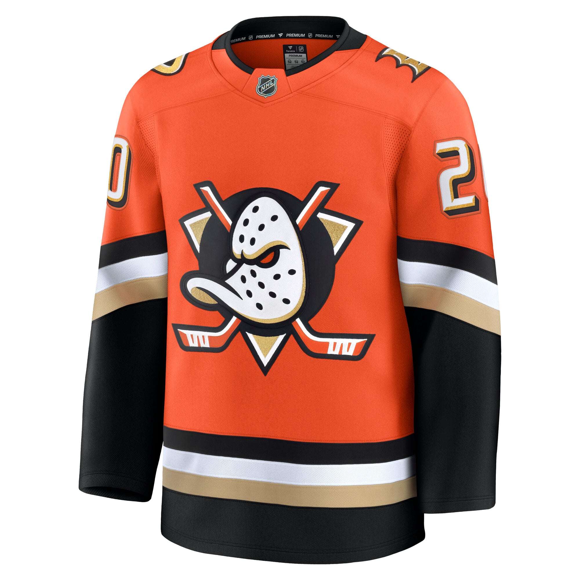 Maillot premium extérieur blanc Chris Kreider des Ducks d'Anaheim pour homme (Fanatics)