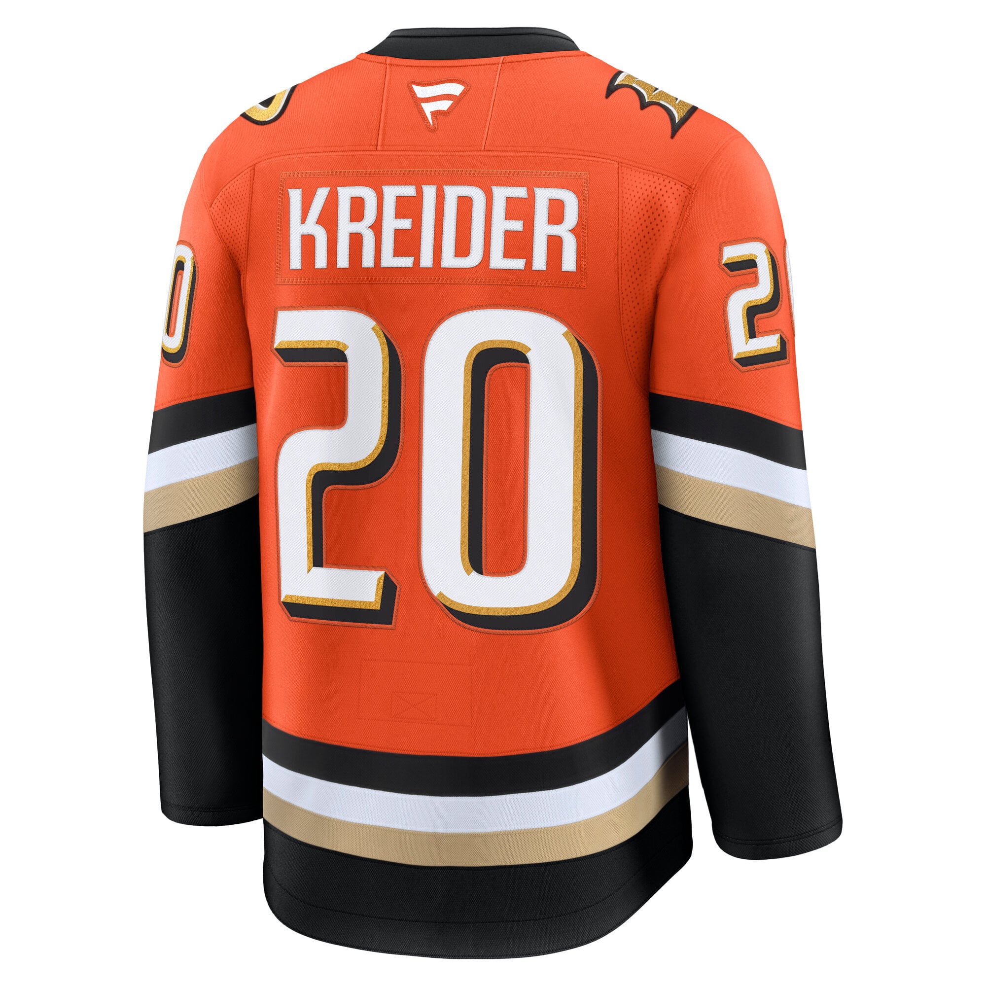 Maillot premium extérieur blanc Chris Kreider des Ducks d'Anaheim pour homme (Fanatics)