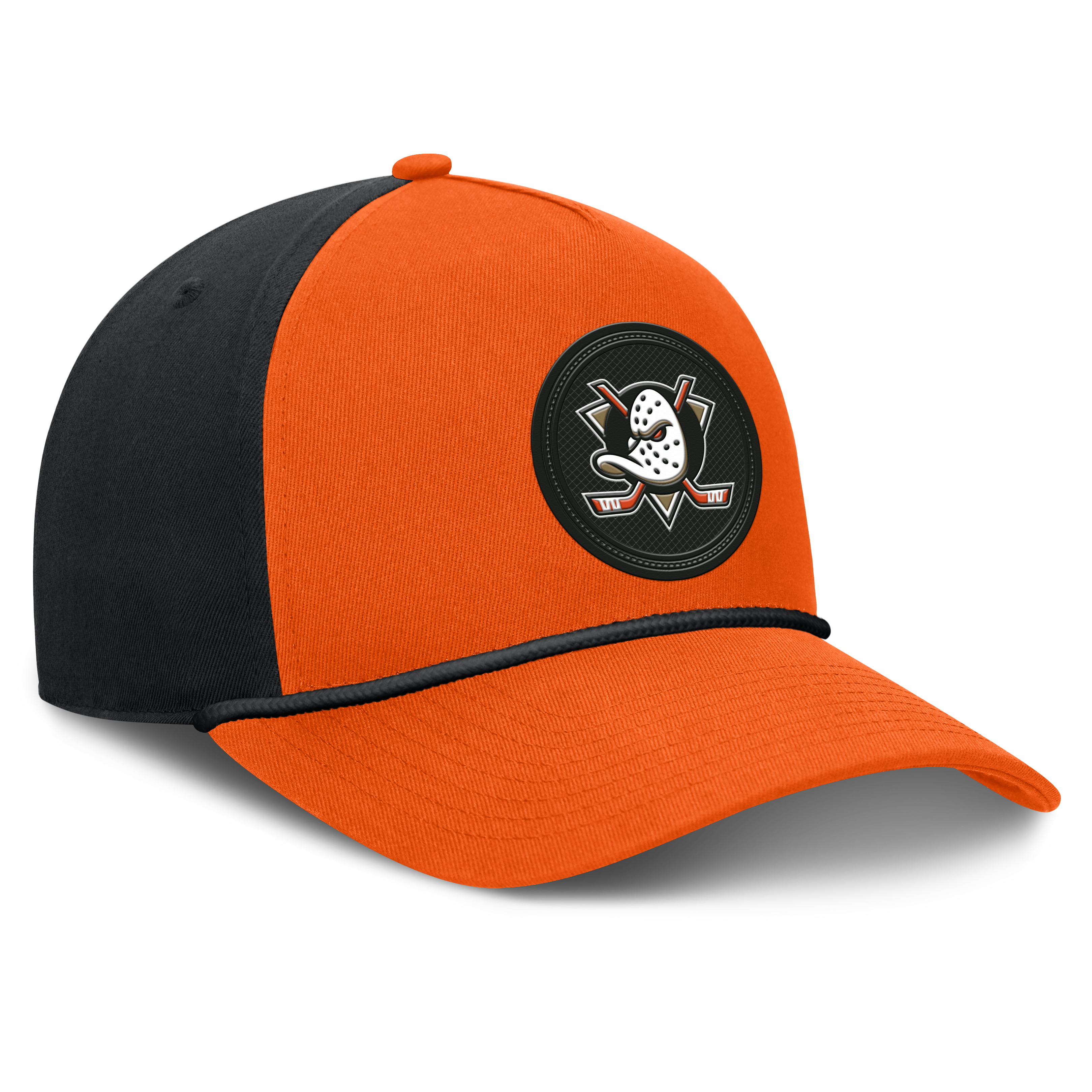 Men's Fanatics Orange/Black Anaheim Ducks Authentic Pro Rink A-Frame Adjustable Hat