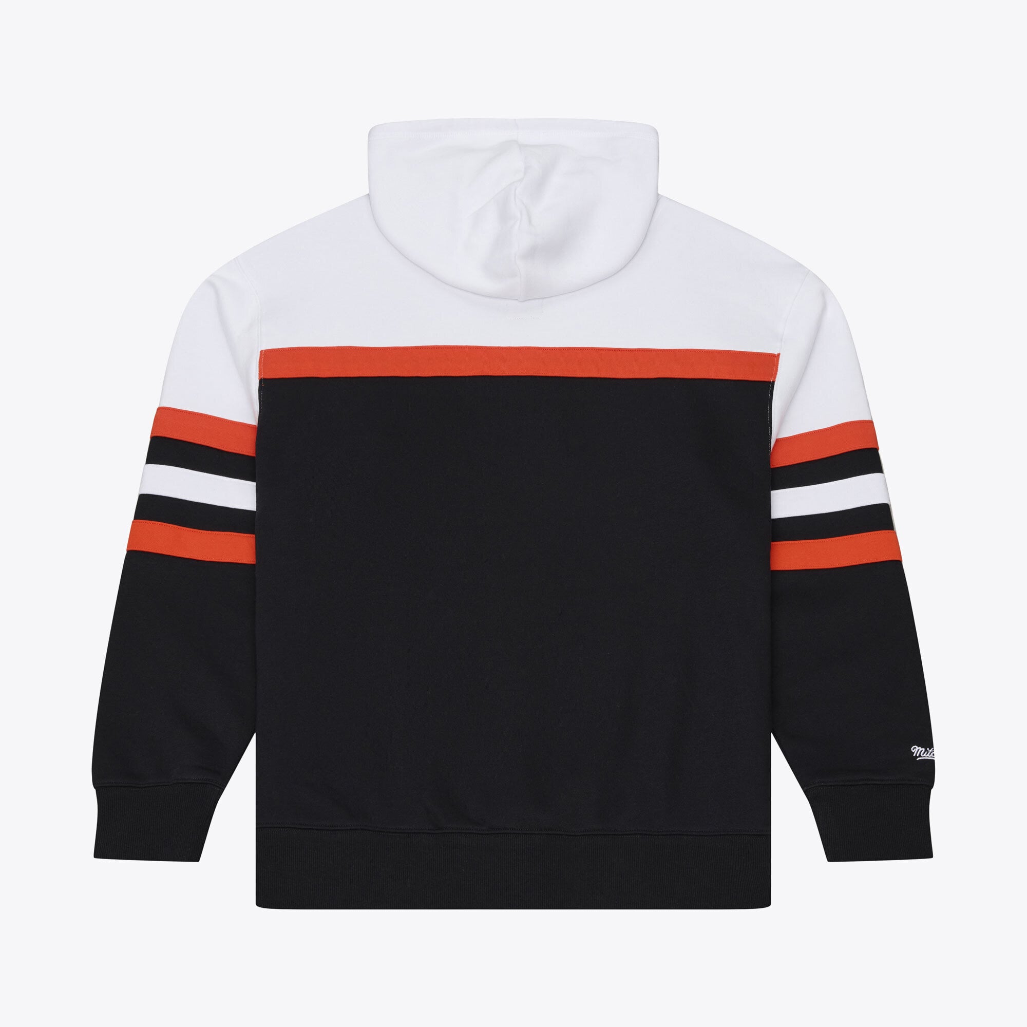 Sweat à capuche noir Mitchell & Ness pour homme