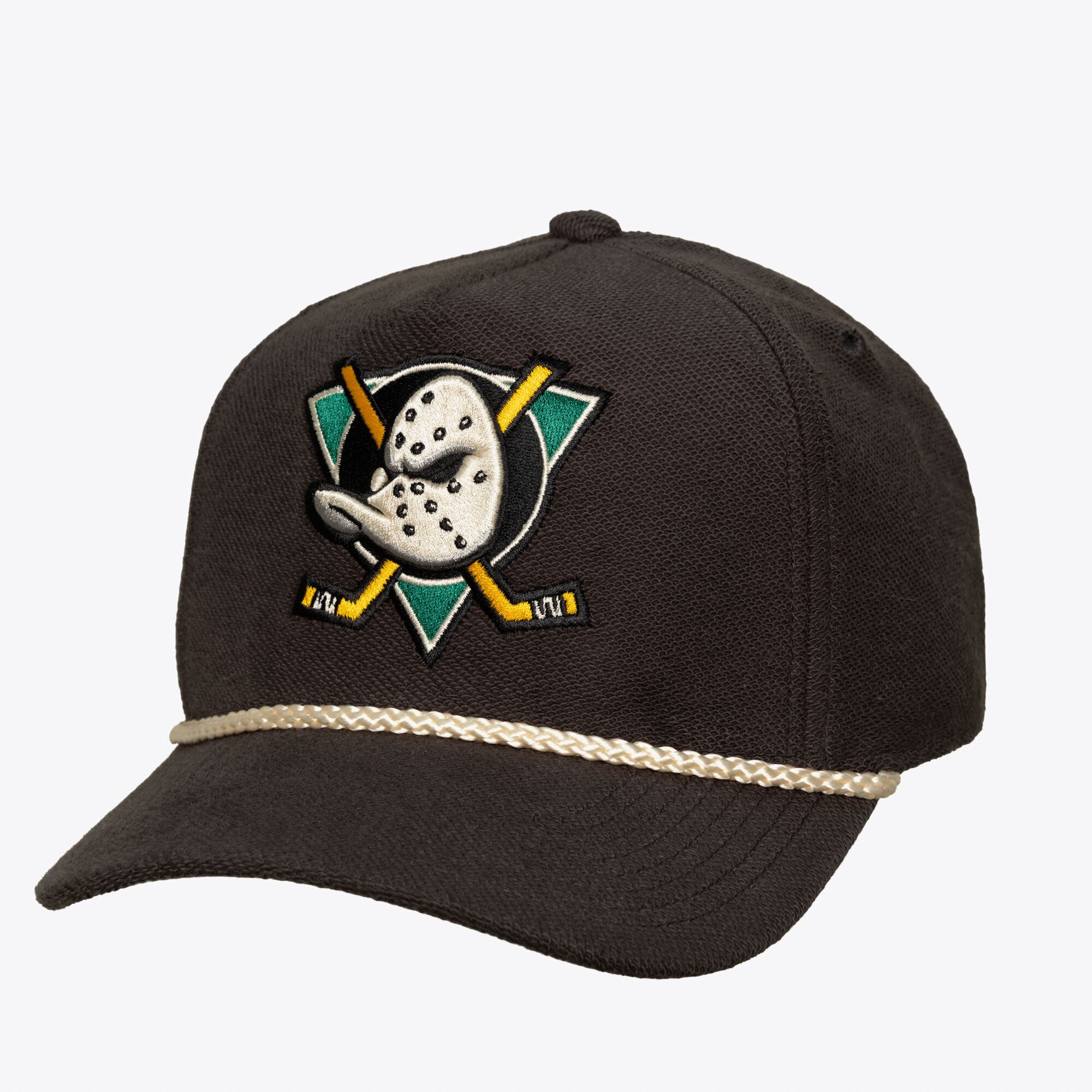 Men's Mitchell & Ness  Charcoal Anaheim Ducks Heritage Hues Pro Crown Snapback Hat