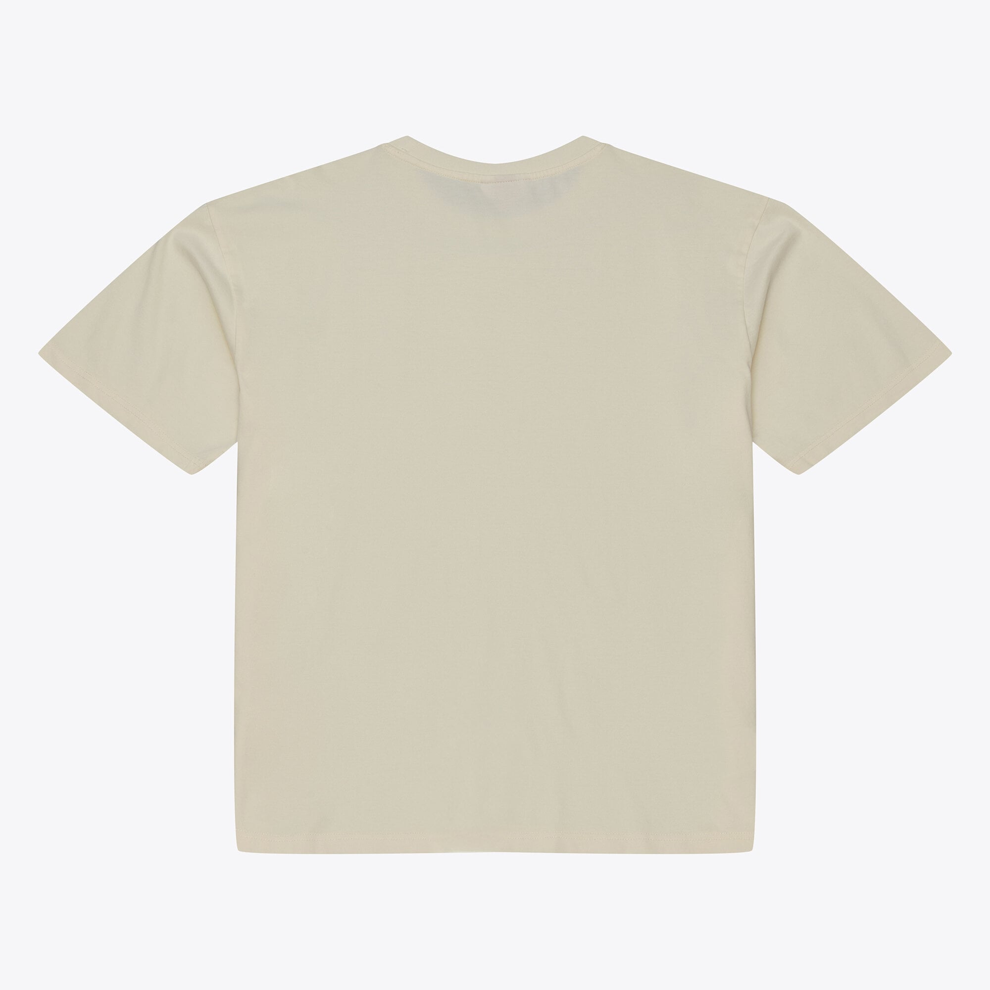 Men's Mitchell & Ness Cream Anaheim Ducks Core Essentials T-Shirt