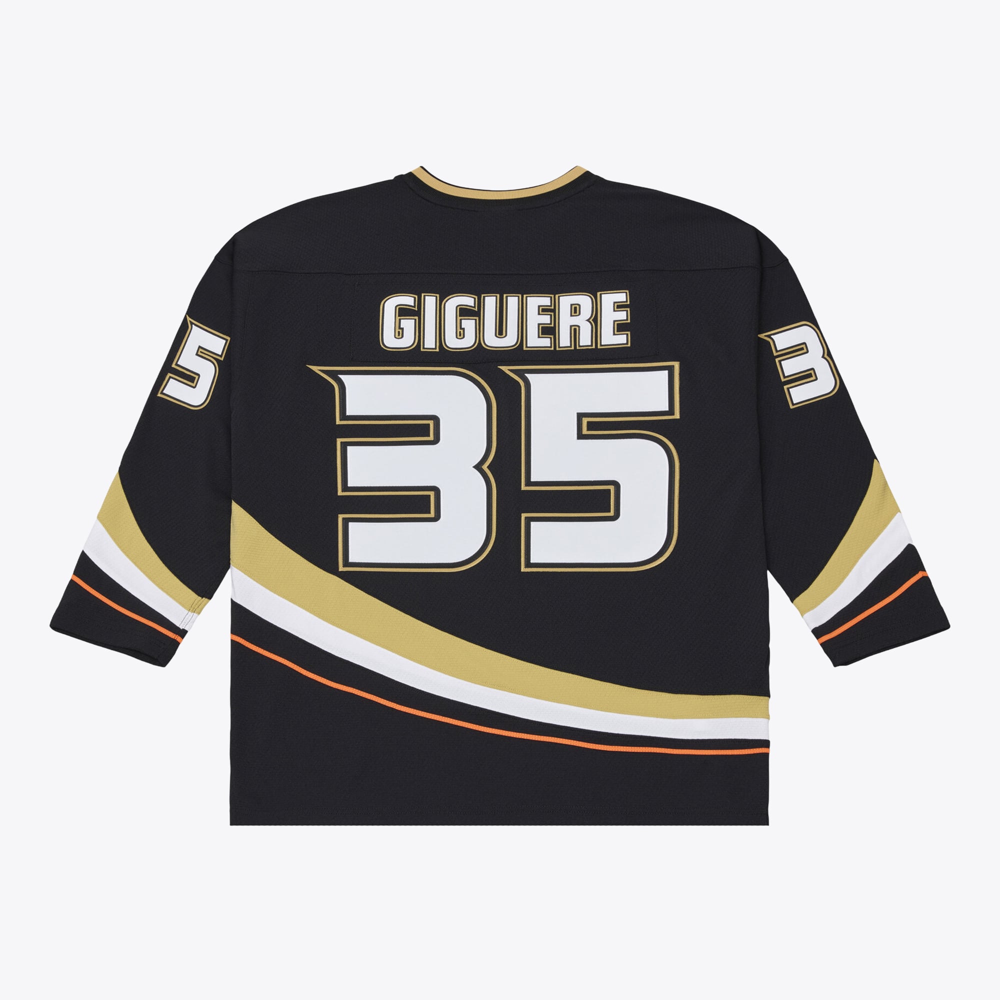 Men's Mitchell & Ness Jean-Sebastien Giguere Black Anaheim Ducks 2006/07  Stanley Cup Power Play Jersey