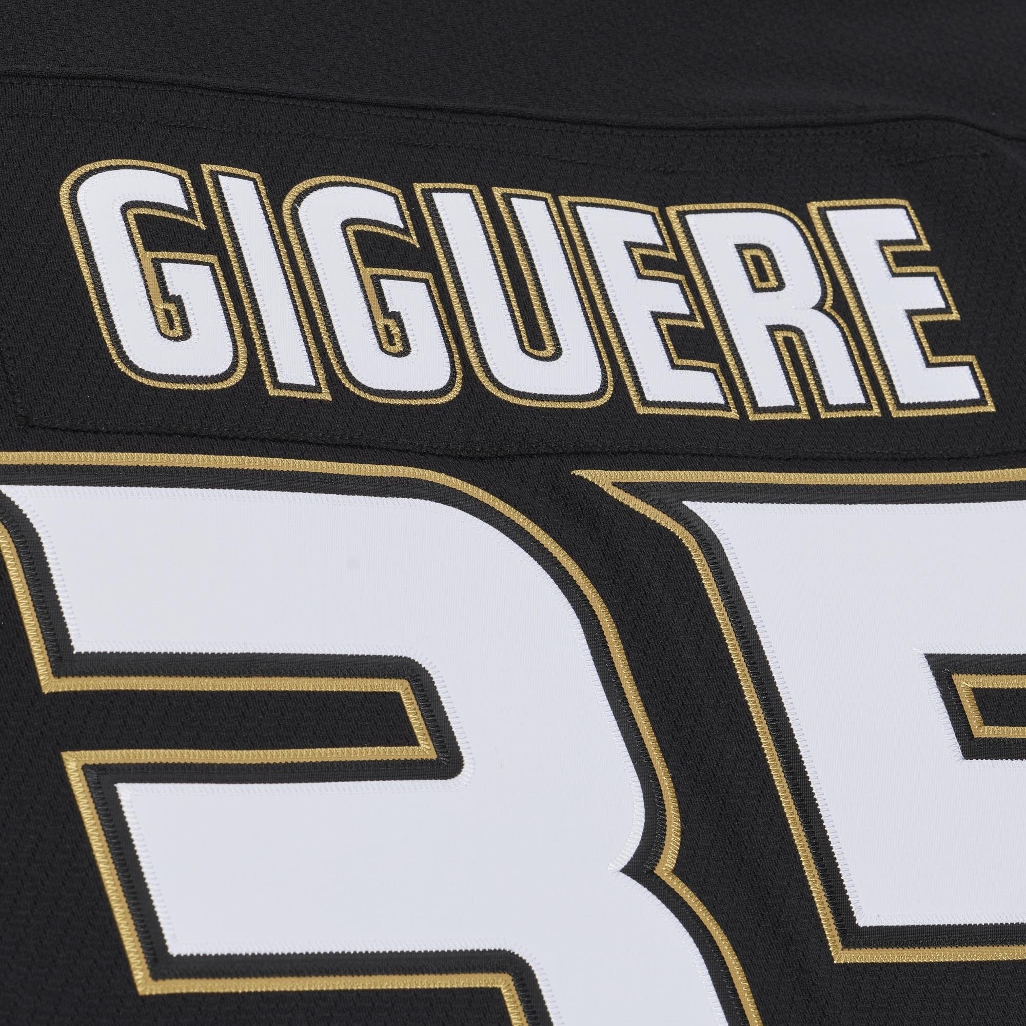 Men's Mitchell & Ness Jean-Sebastien Giguere Black Anaheim Ducks 2006/07  Stanley Cup Power Play Jersey