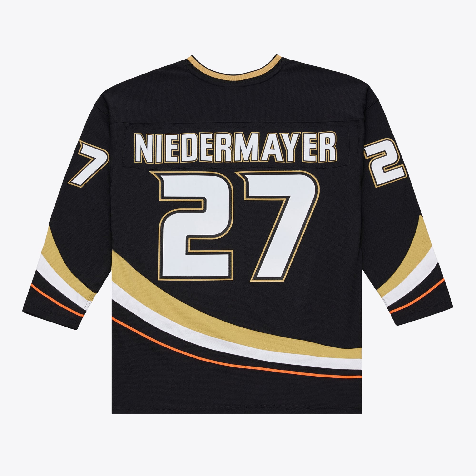 Men's Mitchell & Ness Scott Niedermayer Black Anaheim Ducks 2006/07 Captain Patch Stanley Cup Power Play Jersey