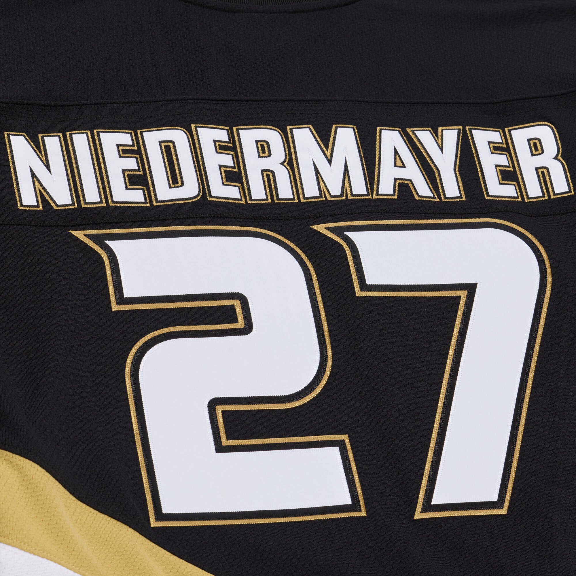 Men's Mitchell & Ness Scott Niedermayer Black Anaheim Ducks 2006/07 Captain Patch Stanley Cup Power Play Jersey