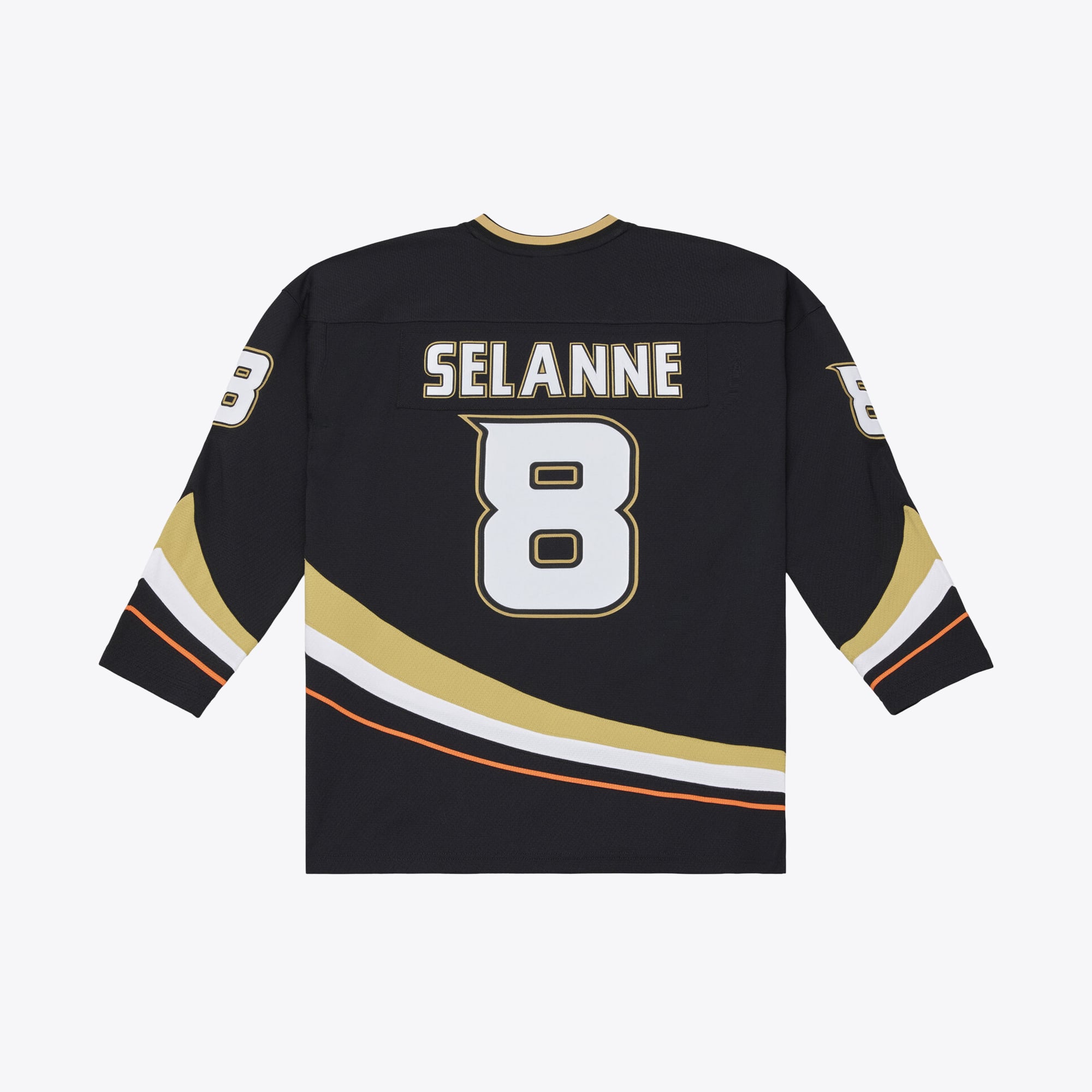 Men's Mitchell & Ness Teemu Selanne Black Anaheim Ducks 2006/07  Stanley Cup Power Play Jersey