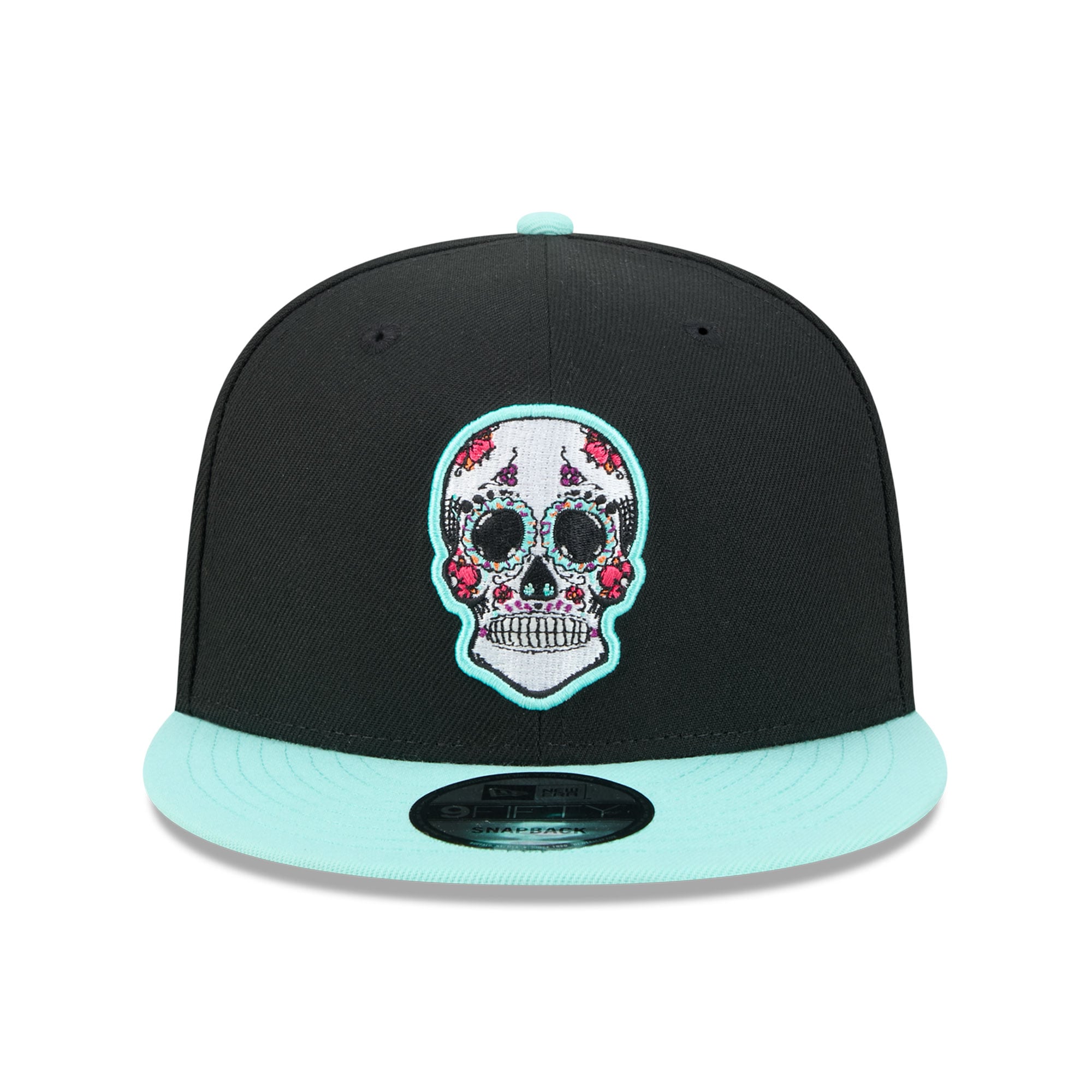 Casquette snapback New Era 9FIFTY noire Anaheim Ducks Dia De Los Muertos pour homme