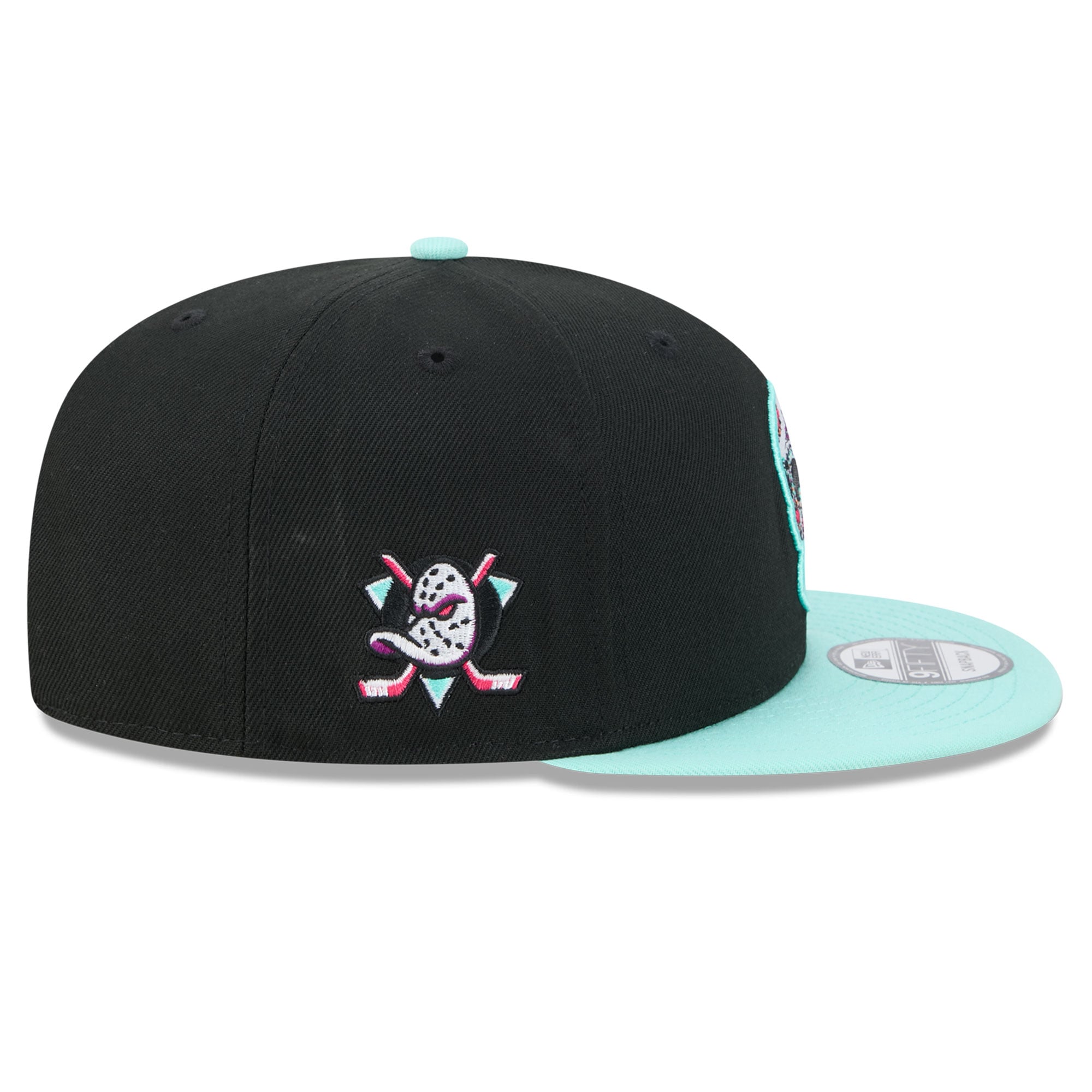 Casquette snapback New Era 9FIFTY noire Anaheim Ducks Dia De Los Muertos pour homme
