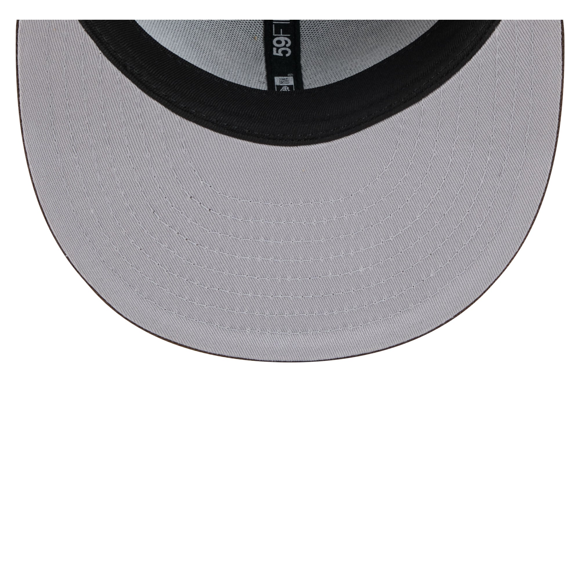 Casquette ajustée New Era 59FIFTY pour homme, coloris anthracite/marron