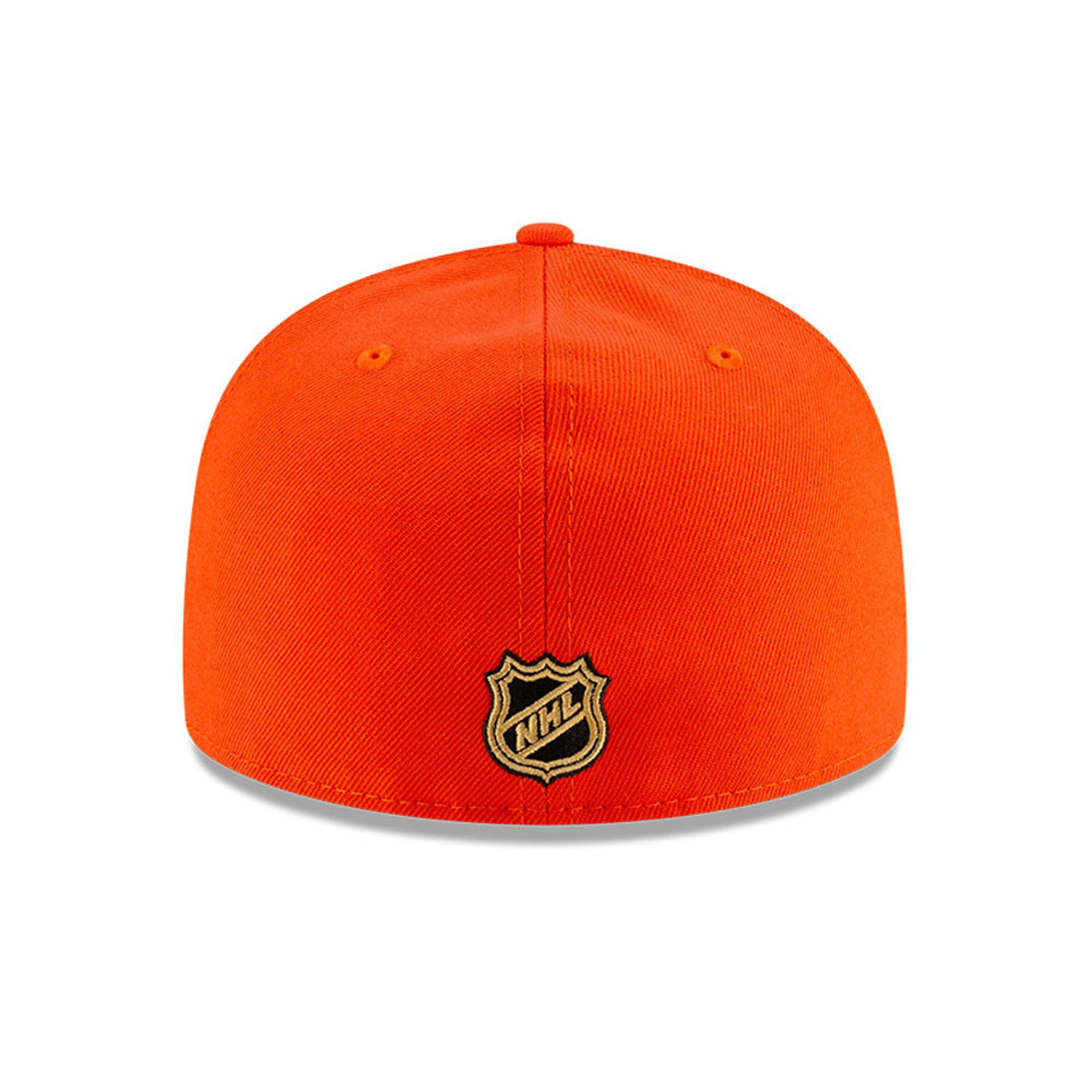 Men's New Era  Orange Anaheim Ducks Core 59FIFTY Fitted Hat