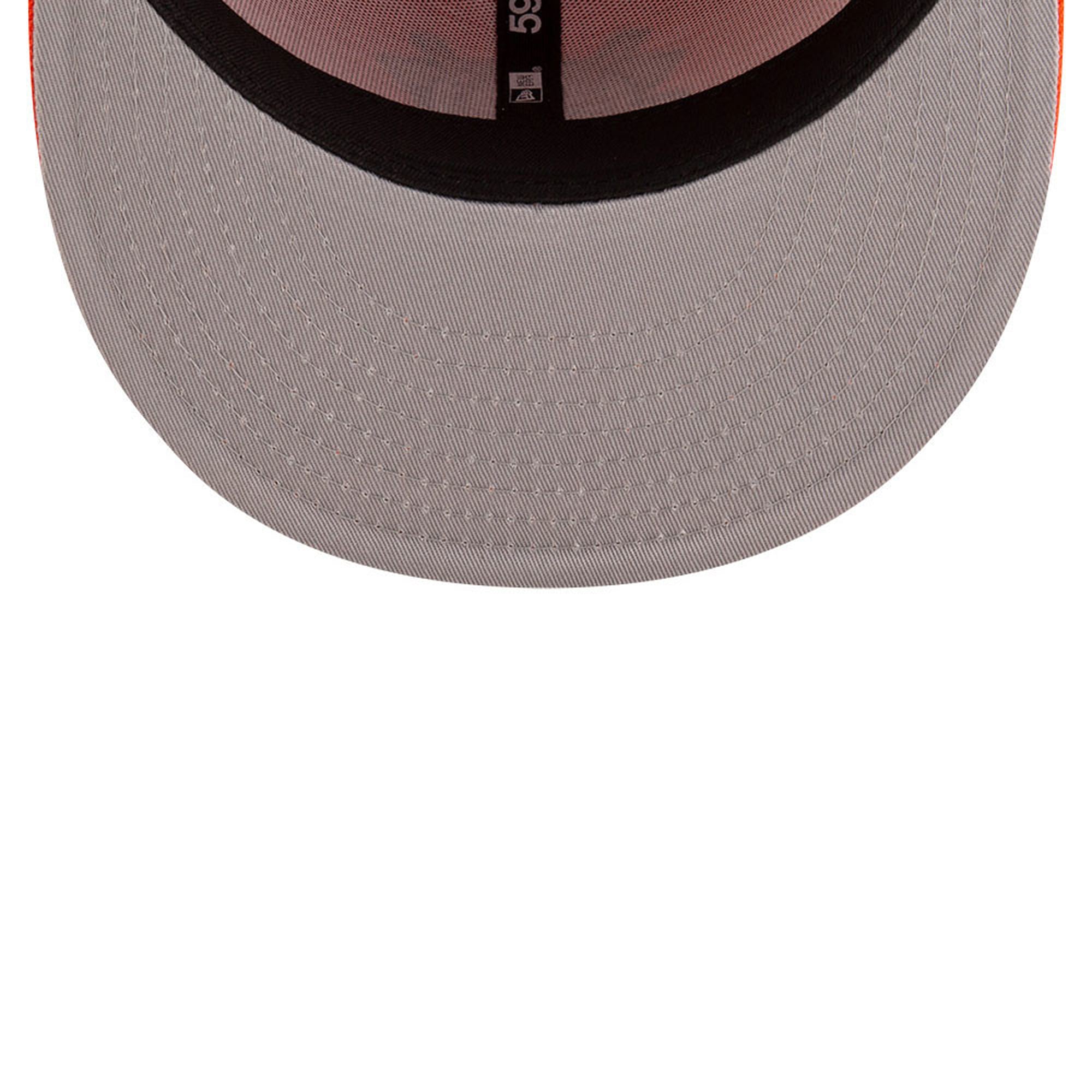 Casquette ajustée New Era Core 59FIFTY orange Anaheim Ducks pour homme