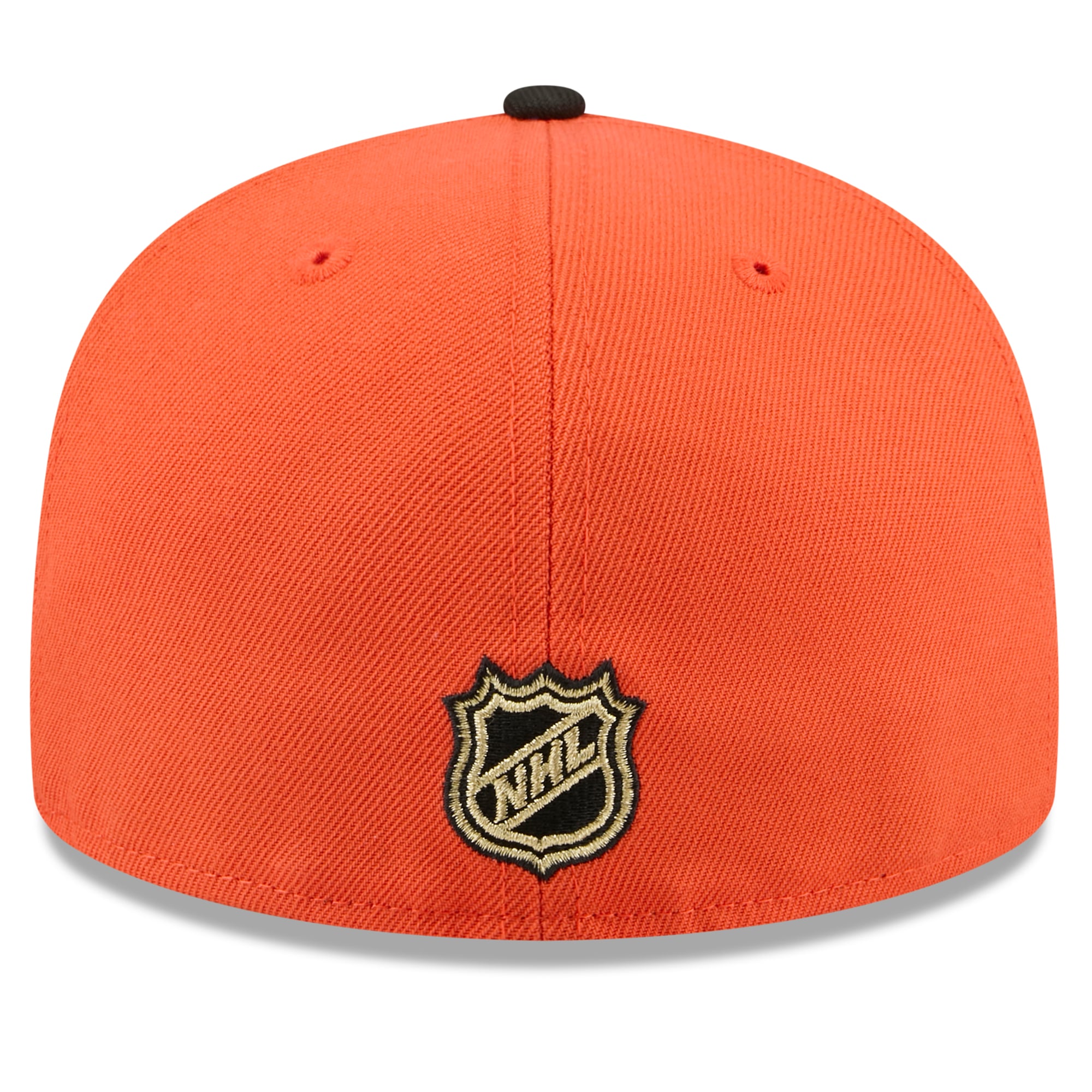 Casquette ajustée New Era 59FIFTY orange/noire Anaheim Ducks Dia De Los Muertos pour homme