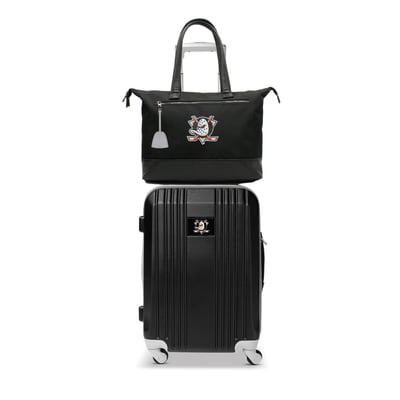 Anaheim Ducks MOJO Premium Laptop Tote Bag and Luggage Set