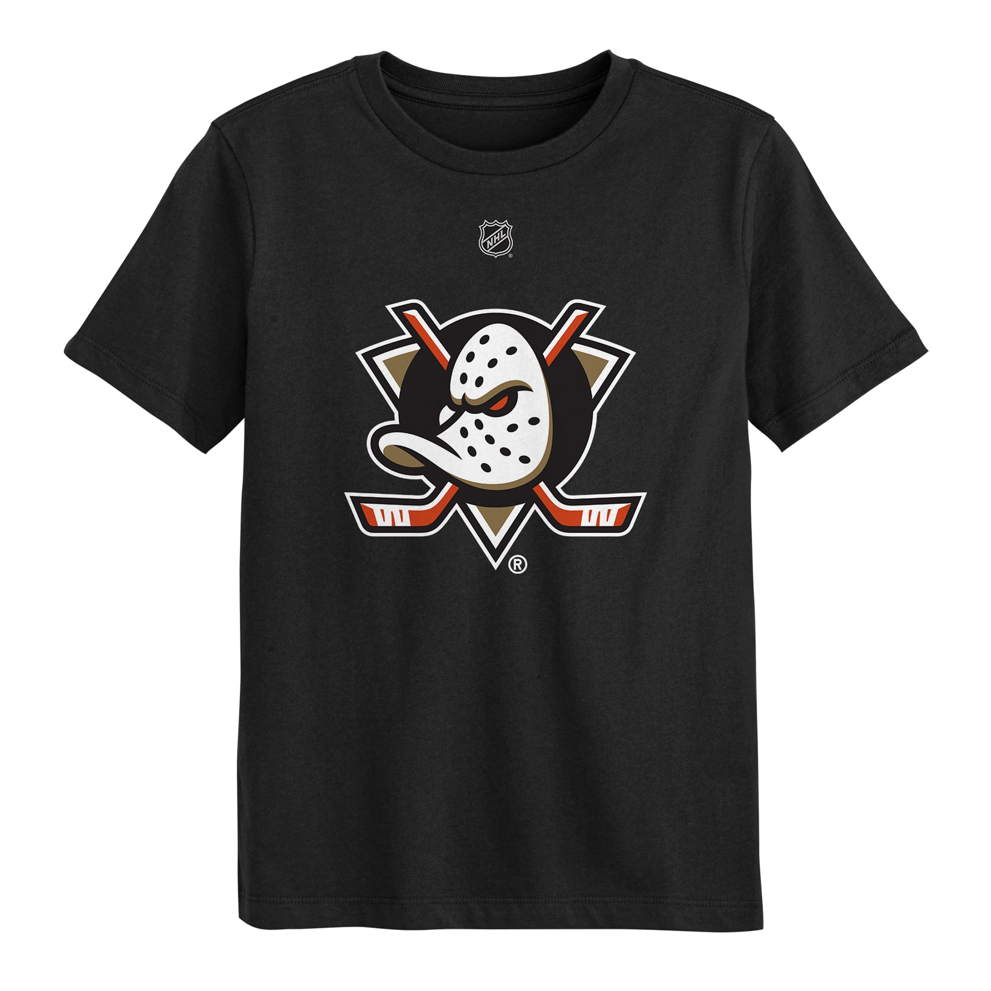 Preschool Outerstuff Black Anaheim Ducks Primary Logo T-Shirt