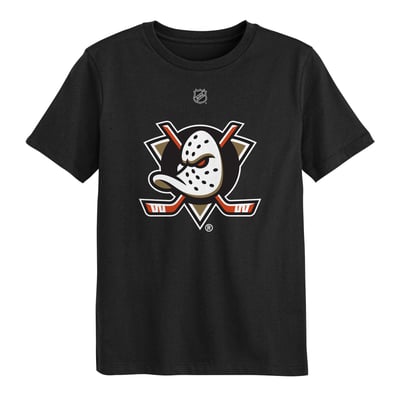 Preschool Anaheim Ducks Outerstuff Black Primary Logo T-Shirt