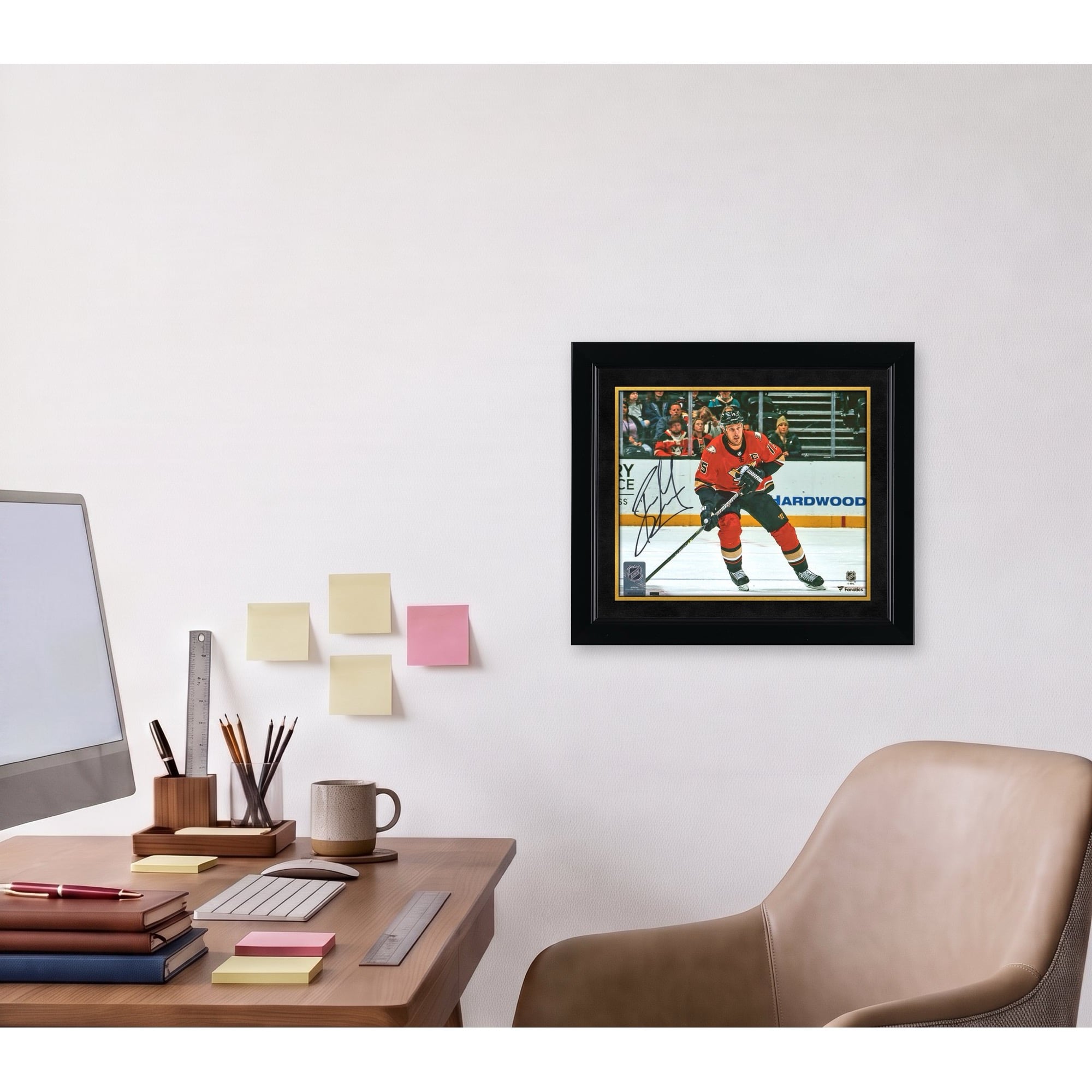 Ryan Getzlaf Anaheim Ducks Autographed 8" x 10" Orange Jersey Skating with Puck Photograph