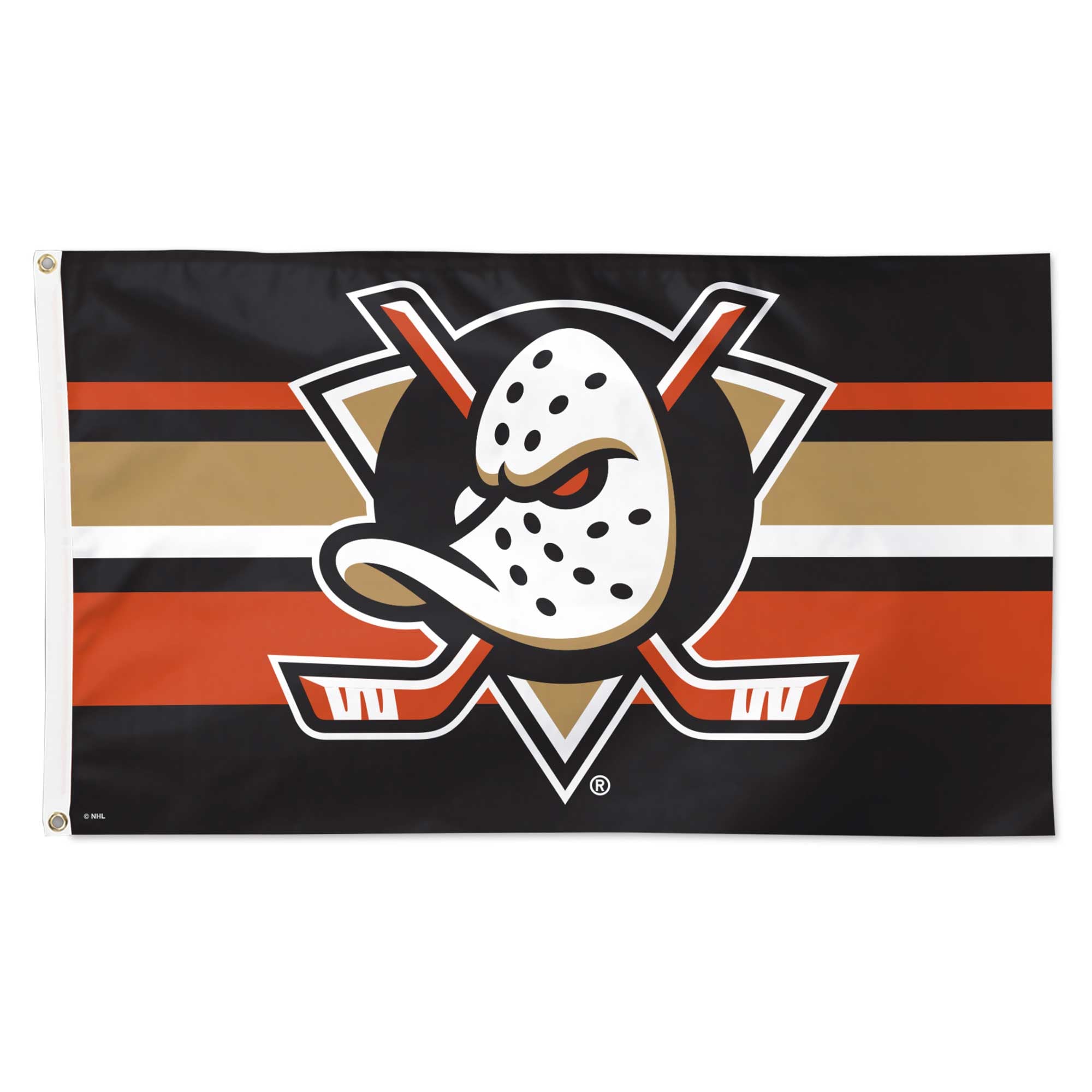 Drapeau simple face de luxe WinCraft Anaheim Ducks 3' x 5'