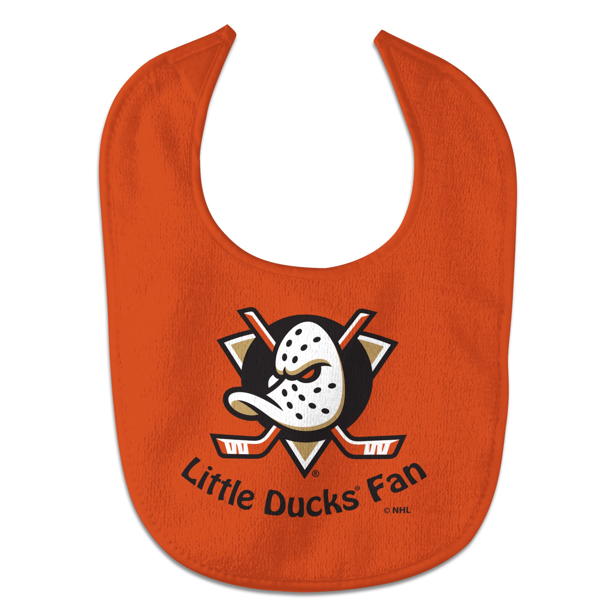 WinCraft Anaheim Ducks Little Fan All-Pro Baby Bib