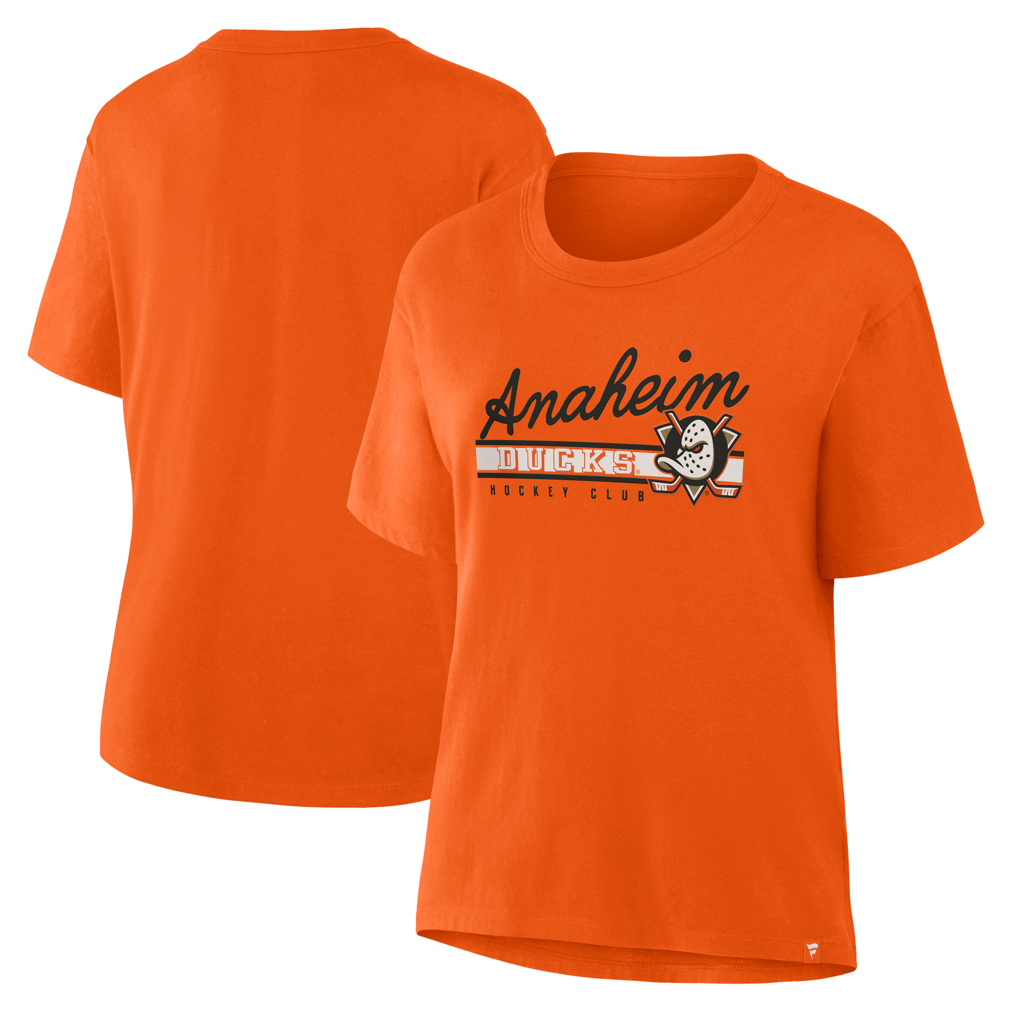 Women's Fanatics Orange Anaheim Ducks Hometown Premium Legacy T-Shirt