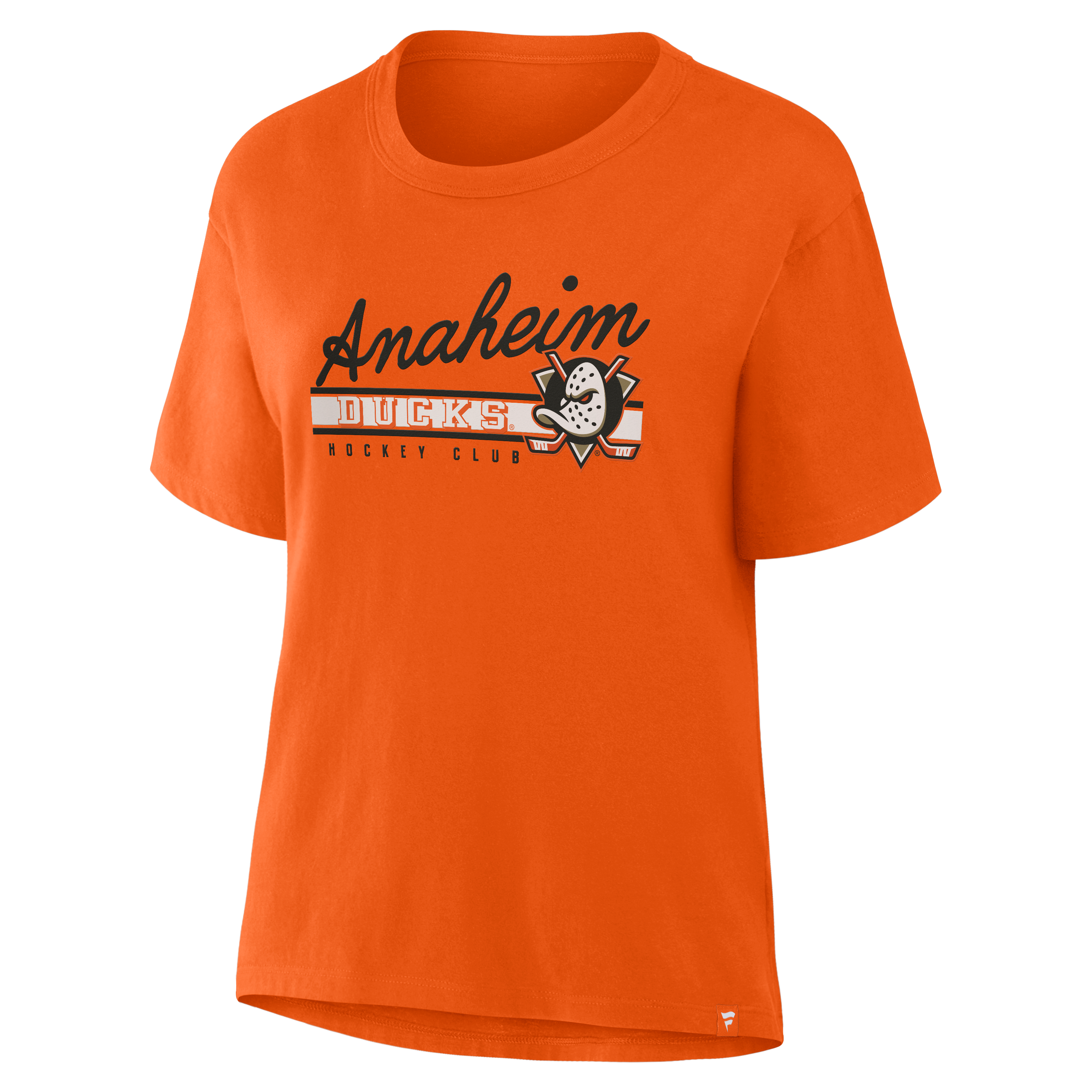 Women's Fanatics Orange Anaheim Ducks Hometown Premium Legacy T-Shirt