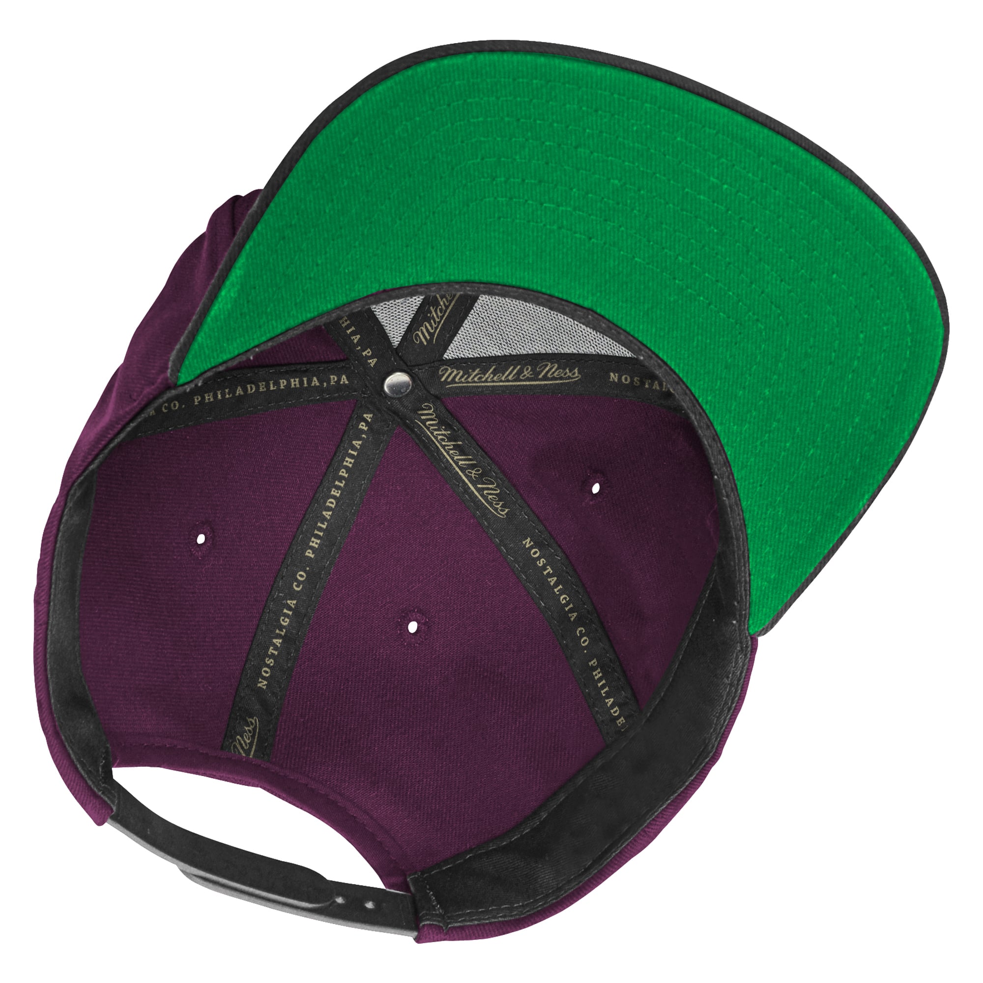 Youth Mitchell & Ness  Purple/Black Anaheim Ducks Legendary Snapback Hat
