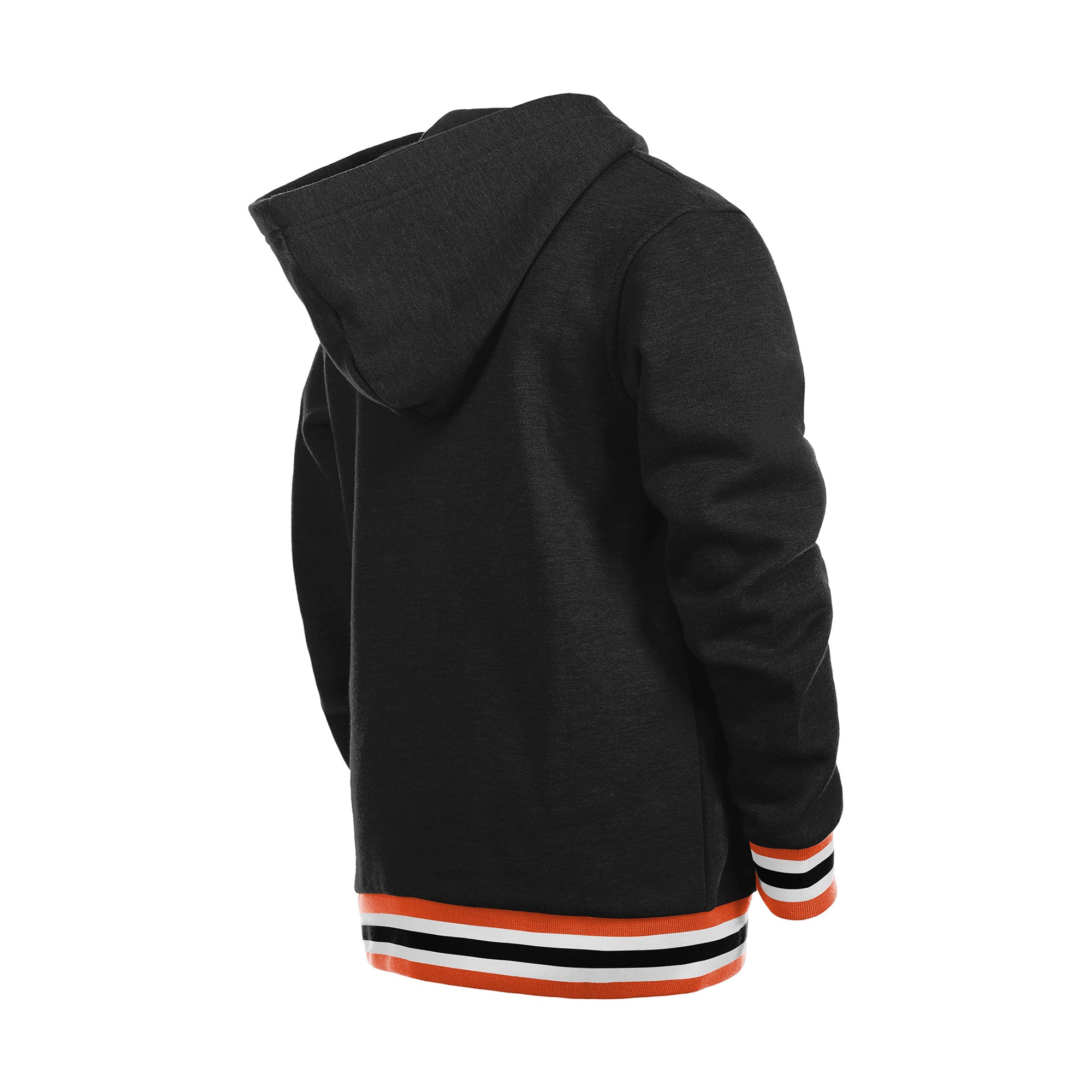 Sweat à capuche New Era noir Anaheim Ducks pour jeunes, finitions en maille.