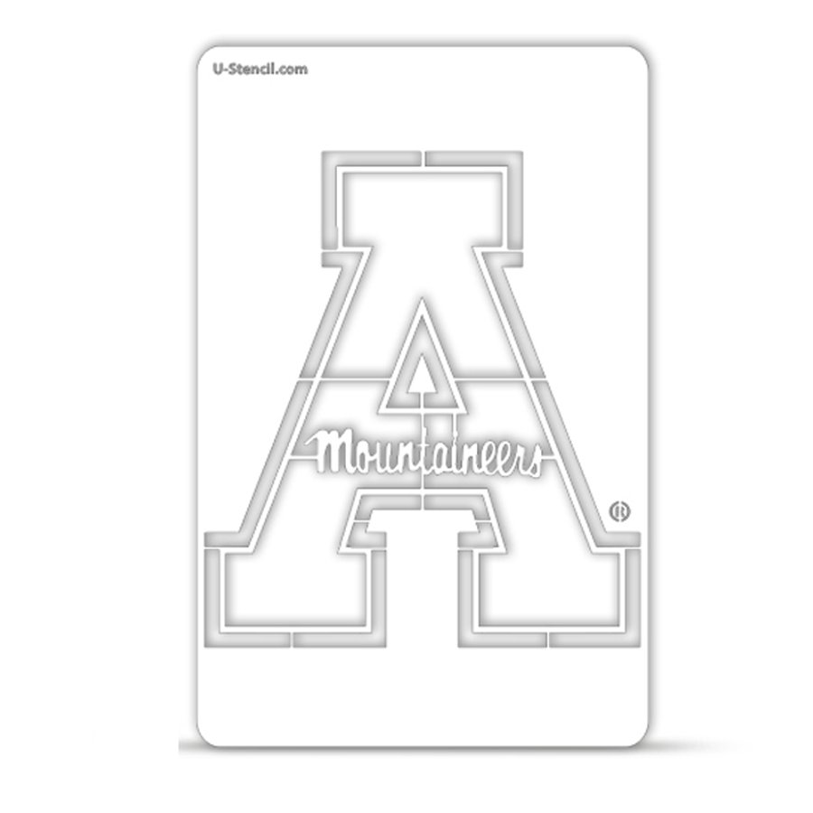 App State Letters Prim Stencils Letters
