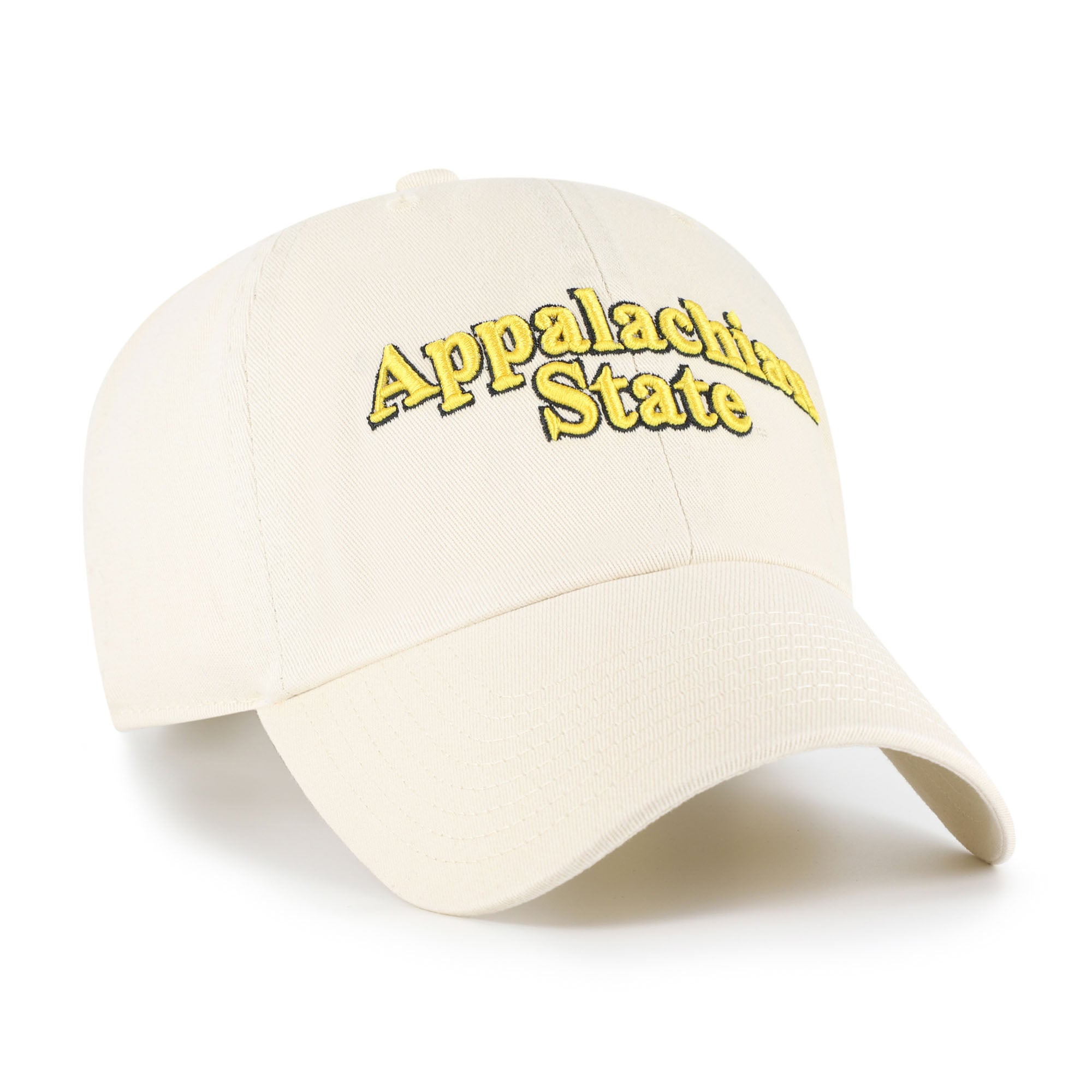 Unisex '47  Appalachian State Mountaineers Cream Clean Up Adjustable Hat