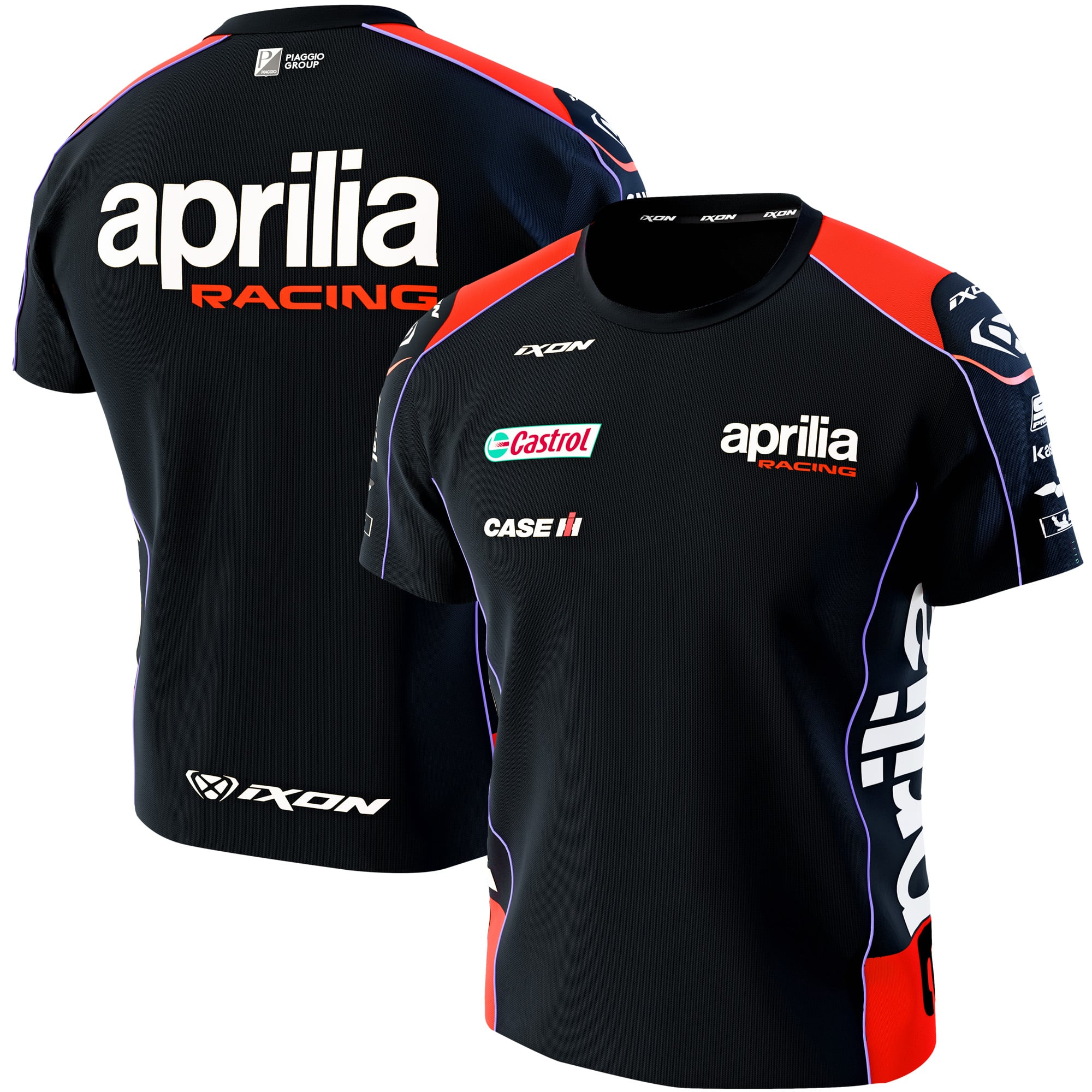 T-shirt Aprilia Racing MotoGP: 'Be A Racer' - Cotone Nero Taglia L + 3 Adesivi Omaggio - Foto 1