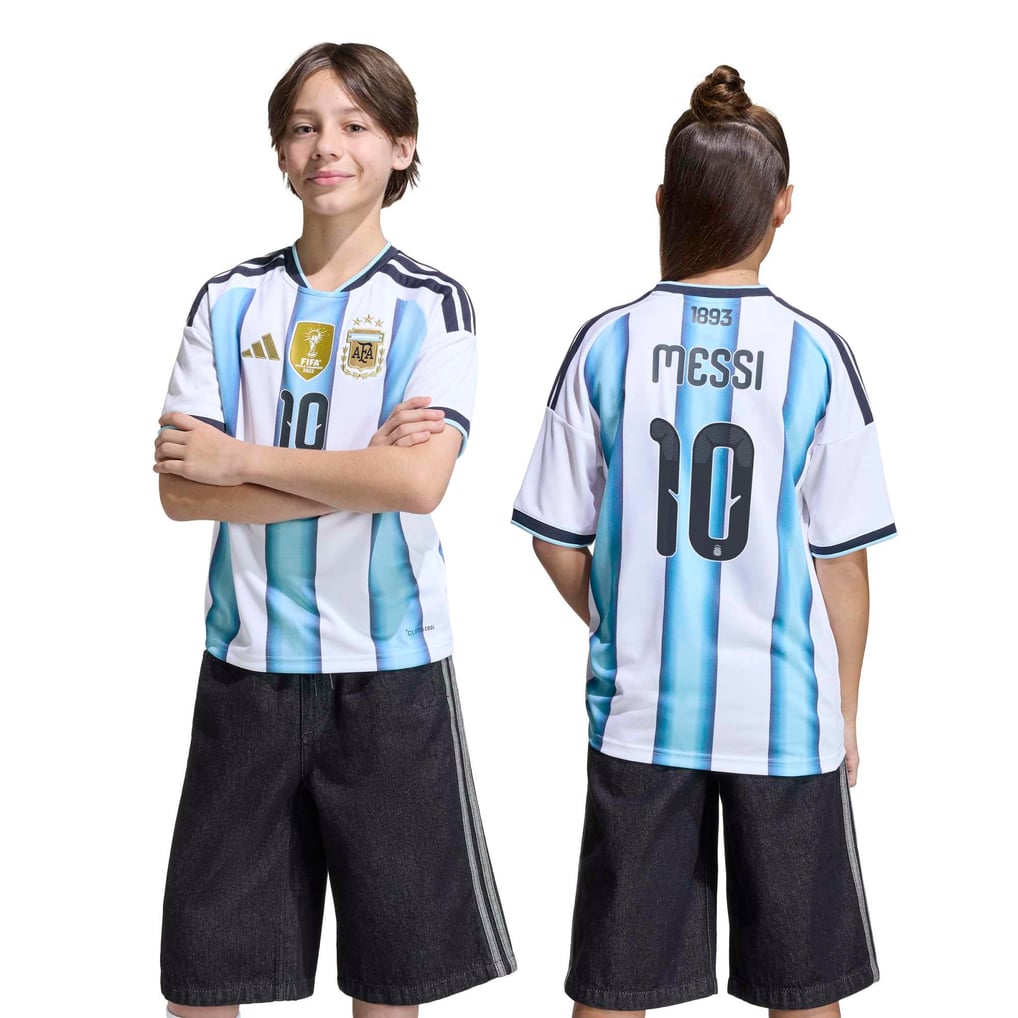 アルゼンチン代表 アディダス ホーム シャツ 2026 - メッシ #10 - キッズ