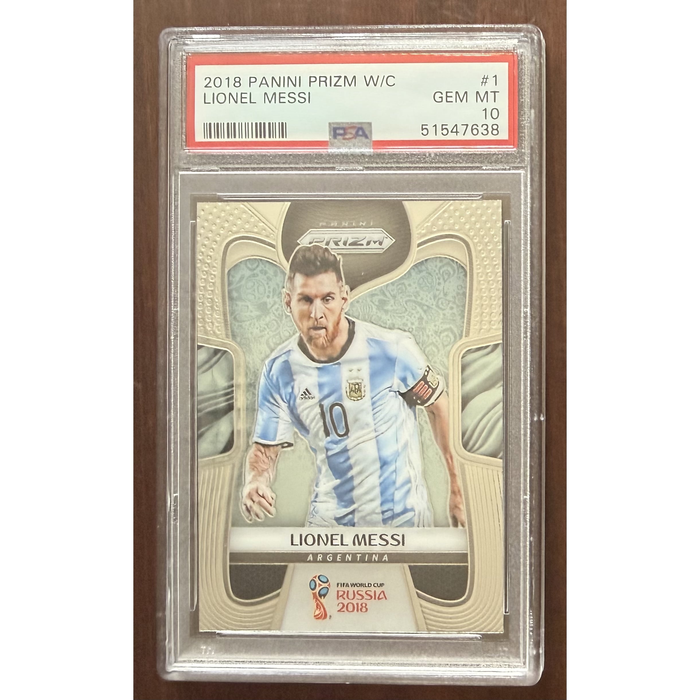 PSA10 2018 Panini Prizm World Cup Soccer Gabriel Jesus ガブリエル 