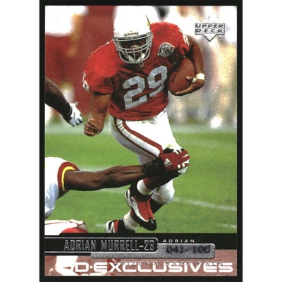 1999 Upper Deck Exclusives 100 #2 Adrian Murrell