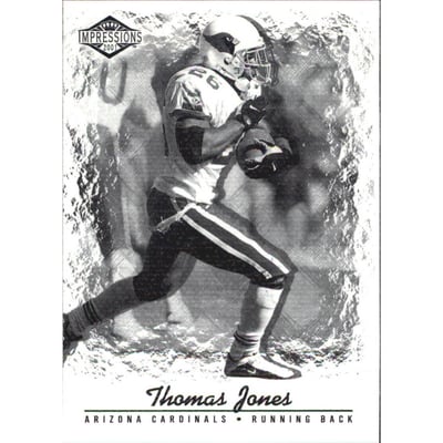 2001 Pacific Impressions Shadow #2 Thomas Jones