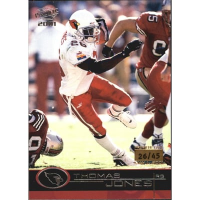 2001 Pacific Premiere Date #7 Thomas Jones
