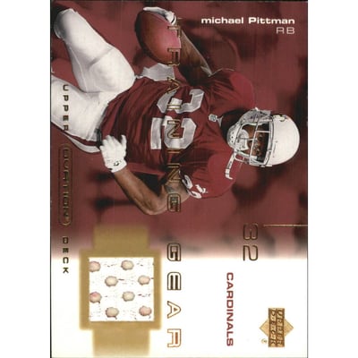 2001 Upper Deck Ovation Training Gear #TMP Michael Pittman