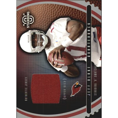 2003 Upper Deck Standing O Swatches #SWJB Jeff Blake