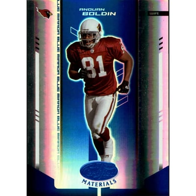 2004 Leaf Certified Materials Mirror Blue #1 Anquan Boldin