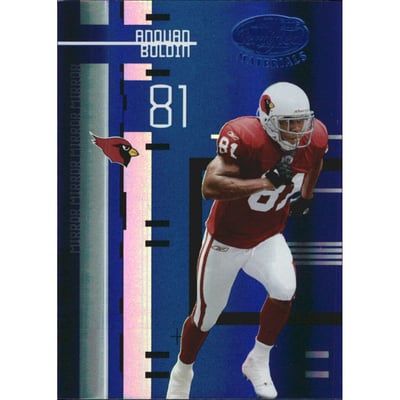 2005 Leaf Certified Materials Mirror Blue #1 Anquan Boldin