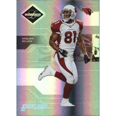 2005 Leaf Limited Silver Spotlight #1 Anquan Boldin