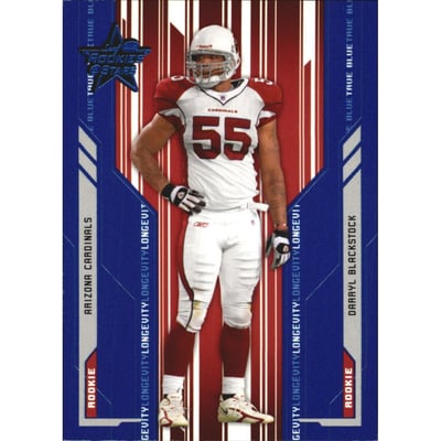 2005 Leaf Rookies and Stars Longevity True Blue Parallel #141 Darryl Blackstock