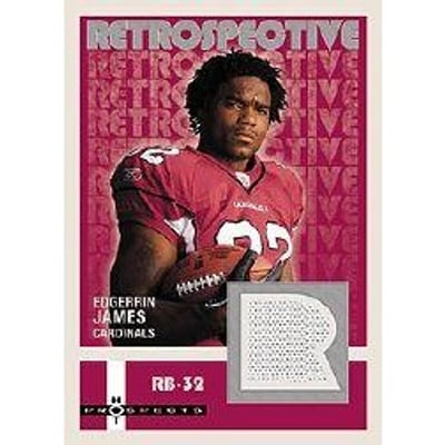 2006 Hot Prospects Retrospective Jerseys #REEJ Edgerrin James