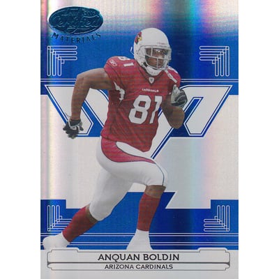 2006 Leaf Certified Materials Mirror Blue #1 Anquan Boldin