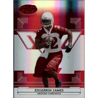 2006 Leaf Certified Materials Mirror Red #2 Edgerrin James