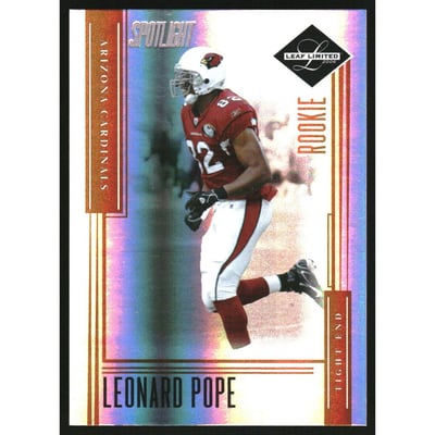 2006 Leaf Limited Bronze Spotlight #221 Leonard Pope