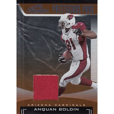 2006 Playoff Prestige Prestigious Pros Jerseys Bronze #5 Anquan Boldin/250