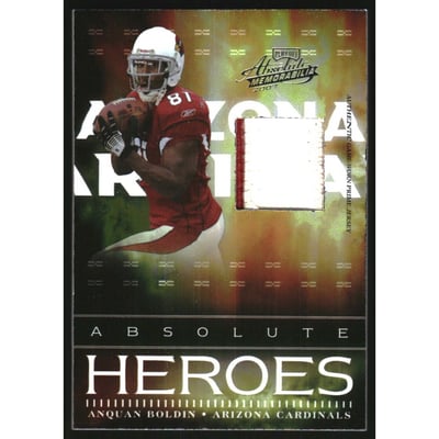 2007 Absolute Memorabilia Absolute Heroes Materials Prime #7 Anquan Boldin